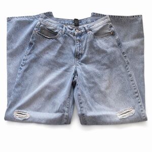 Sincerly Jules Light Blue Relaxed Fit Women’s Distressed Jeans